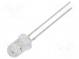 CRLED  5mm  zelená  7000mcd  60°  14mA  5,5÷20V  Čelo  konvexné