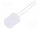 LED  10mm  zelená  750÷1120mcd  180°  Čelo  plochá  Raster  2,54mm