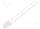 LED  3mm  žltá (fluorescent yellow-green)  7000÷8400mcd  30°