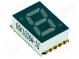 Displej  LED  SMD  7-segmentový  10mm  žltá  5-15mcd  anóda  0,39