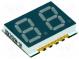 Displej  LED  SMD  7-segmentový  10mm  modrý  5-15mcd  katóda  0,39