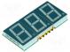 Displej  LED  SMD  7-segmentový  14,22mm  červený  5-25mcd  anóda