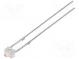 LED  1,8mm  ružová  500÷750mcd  30°  2,9÷3,6V  Čelo  konvexné