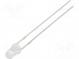 LED  3mm  fialová  2180÷3000mcd  30°  Čelo  konvexné  bez dorazu