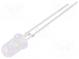 LED  5mm  biela teplá  17÷19lm  15°  75mA  2,8÷3,6V  Čelo  konvexné