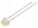 LED  4,8mm  biela teplá  4200÷5800mcd  10÷12lm  100°  7,8÷9,5V