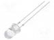 CRLED  5mm  biela teplá  14400mcd  15°  14mA  5,5÷20V