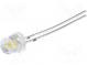 LED  5mm  biela teplá  100÷140mcd  120°  20mA  2,9÷3,6V