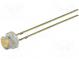 LED  4,8mm  biela teplá  23÷25lm  150°  Čelo  konvexné  11,6÷13,6V