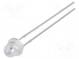 LED  5mm  bullet  oranžová  500÷1120mcd  30°  20mA  1,8÷2,6V