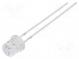 CRLED  5mm  oranžová  1120mcd  140°  14mA  12V  Čelo  plochá