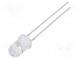 CRLED  5mm  oranžová  4200mcd  60°  14mA  5÷20V  Čelo  konvexné