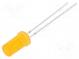 LED  4,8mm  bipolárna  oranžová  150÷220mcd  180°  20mA  1,8÷2,6V