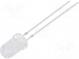 LED  5mm  bipolárna,dvojfarebná  zelená/modrá  14400÷18000mcd