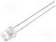 LED  5mm  biela studená  500÷1120mcd  140°  20mA  2,8÷4V