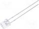 LED  5mm  biela studená  1560÷3000mcd  140°  20mA  2,8÷4V