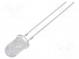 LED  5mm  červená  8500÷11000mcd  30°  20mA  1,8÷2,6V