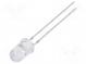LED  5mm  červená  3000mcd  30°  8÷13mA  3÷13V  Čelo  konvexné