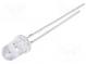 LED  5mm  červená  1120÷1560mcd  30°  10÷15mA  12V  Čelo  konvexné