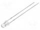 LED  3mm  RGB  trojfarebná  7000÷8400mcd  12000÷14400mcd  30°  THT