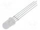 LED  4,9mm  trojfarebná  RGB  2180÷3000mcd  2180÷3000mcd  100°