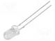 LED  5mm  fialová  15°  20mA  3÷3,8V  Čelo  konvexné