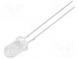 LED  5mm  fialová  220÷350mcd  15°  20mA  3÷3,6V  Čelo  konvexné