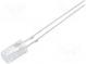 LED  5mm  fialová  2÷10mcd  120°  20mA  2,9÷3,6V  Čelo  vklesnuté