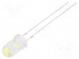 LED  5mm  biela studená  60000÷70000mcd  7,5÷9lm  15°  15mA