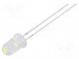 LED  5mm  biela studená  90000÷100000mcd  11÷13lm  15°  15mA