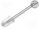 CRLED  5mm  biela studená  12000mcd  30°  14mA  5,5÷20V
