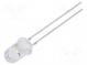 CRLED  5mm  biela studená  7000mcd  60°  14mA  5,5÷20V