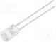 LED  5mm  biela studená  1560÷2180mcd  100°  20mA  2,8÷3,6V