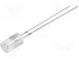 LED  5mm  biela studená  150÷240mcd  120°  20mA  2,9÷3,6V