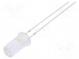 LED  5mm  biela studená  1120÷1560mcd  100°  20mA  2,7÷3,4V
