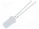 LED  5mm  biela studená  750÷1120mcd  180°  20mA  2,7÷3,4V
