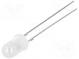 LED  5mm  biela studená  1120÷1560mcd  30°  20mA  2,9÷3,6V