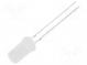 LED  5mm  bipolárna  biela studená  750÷900mcd  180°  20mA