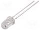 LED  5mm  žltá  5800÷8400mcd  30°  20mA  1,8÷2,4V  Čelo  konvexné