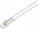 LED  3mm  zlotá  22000÷25000mcd  30°  Čelo  konvexné  Raster  2,54mm