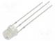 LED  5mm  dvojfarebná  modrá/žltá  330÷500mcd  750÷1120mcd  140°