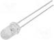 LED  5mm  žltá  4200÷5800mcd  15°  20mA  1,8÷2,4V  Čelo  konvexné