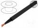 HELUKABEL 10356 Vodič  OZ-500-BK  2x1mm2  netienený  300/500V  Cu  lanko  čierna