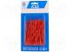 Cable tie  L  100mm  W  2.5mm  polyamide  78.5N  red  100pcs.
