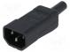 Konektor  napájacie AC  zástrčka  vidlica  10A  IEC 60320  C14 (E)