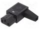 Konektor  napájacie AC  zástrčka  zásuvka  10A  250VAC  IEC 60320