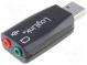 Počítačová karta  zvuková  Jack 3,5mm  USB 2.0,stereo 5.1