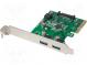 Počítačová karta  PCI-Express  USB A x2  USB 3.0