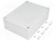 Kryt  univerzálny  X  130mm  Y  180mm  Z  60mm  MNX  polykarbonát