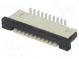 Connector  FFC/FPC  vertical  PIN  10  ZIF  SMT  0.5A  30mΩ  -40÷85°C